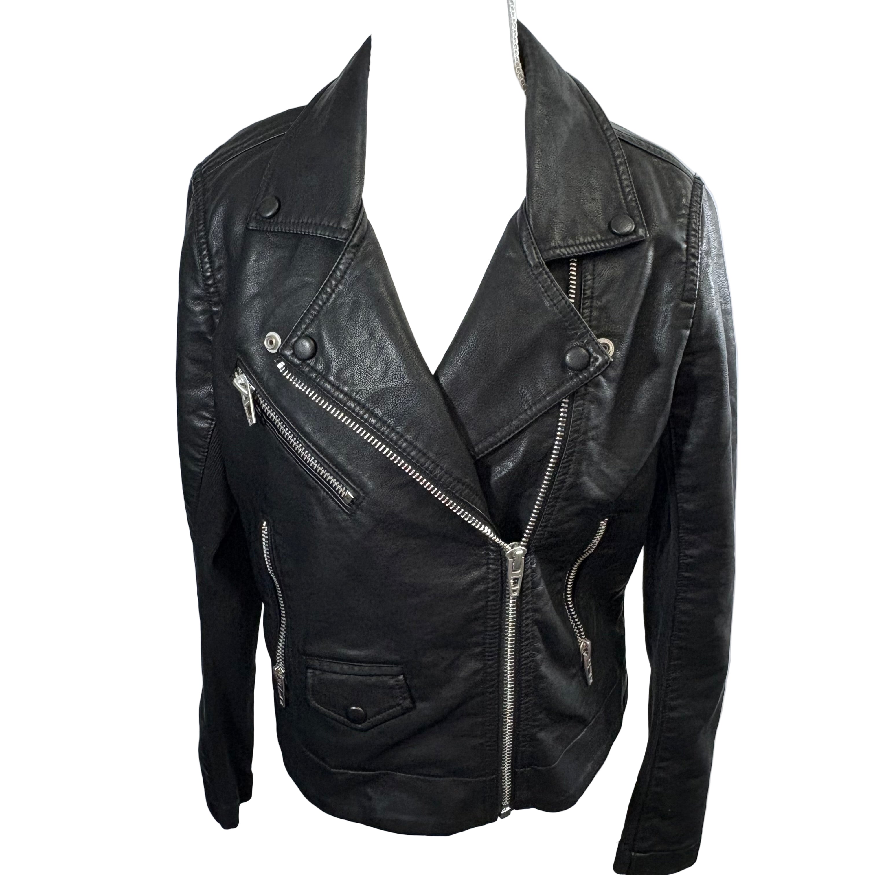 Blank New York faux leather jacket, size medium