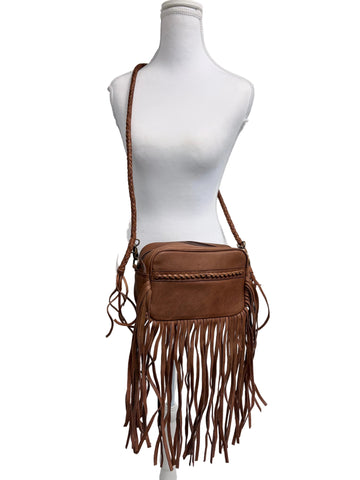 American Darling crossbody purse with fringe