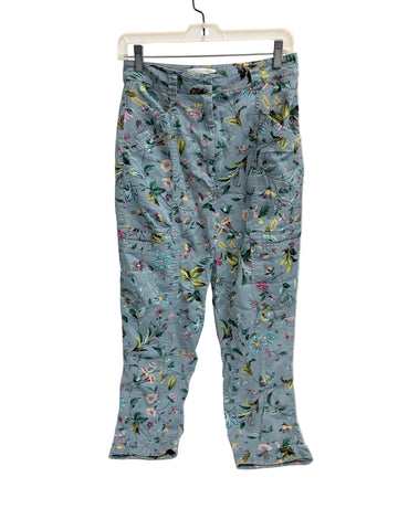 Anthropologie Victoria Floral Cargo Pants