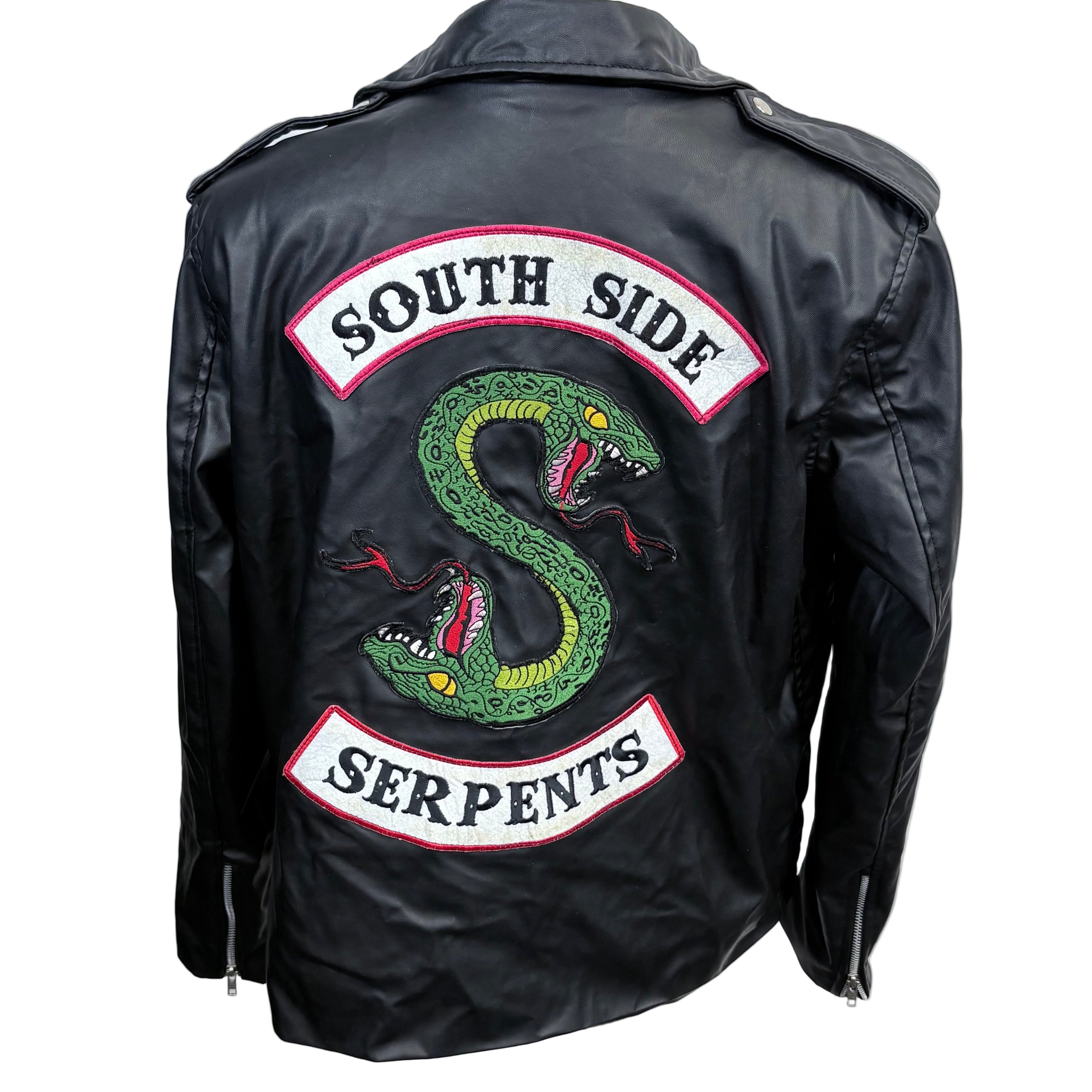 South Side Serpents faux leather men's jacket, size medium