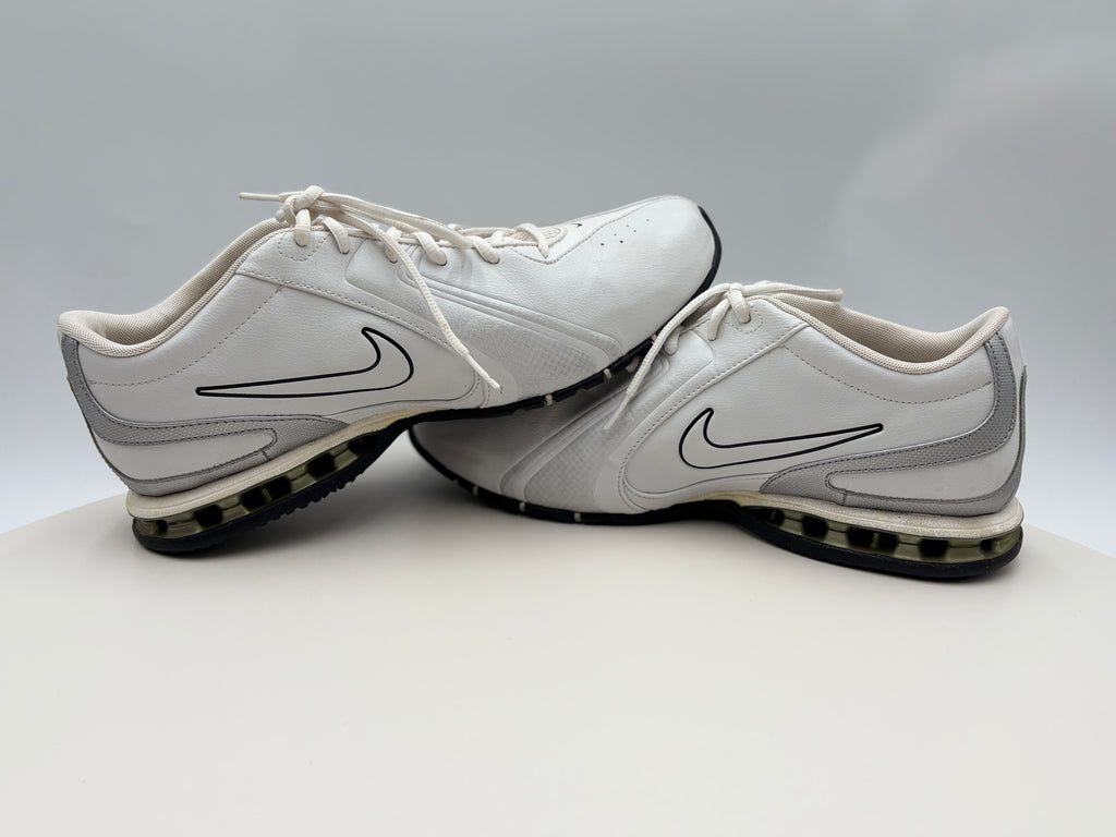 Nike Reax Trainer III SL White Metallic Silver (333765-101) Authenticated