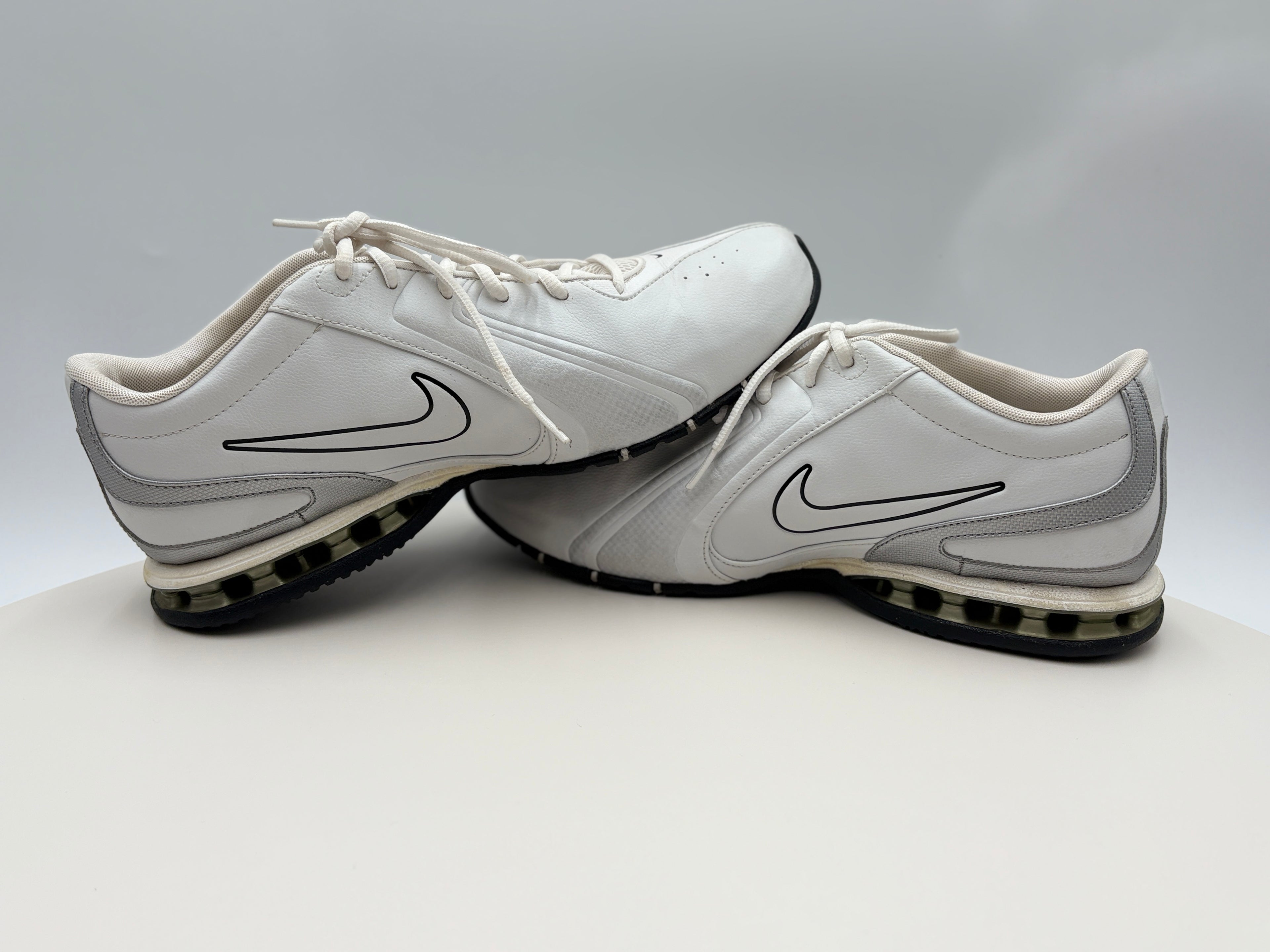 Nike Reax Trainer III SL White Metallic Silver (333765-101) Authenticated