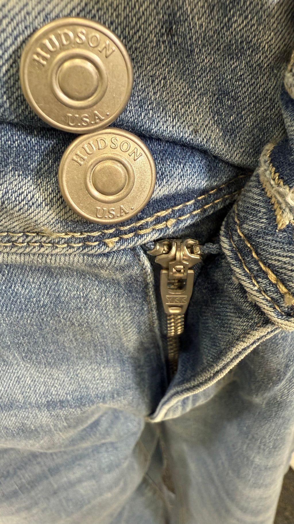 Hudson Los Angeles Straight Leg Jeans NWT, size 12, waist 32"