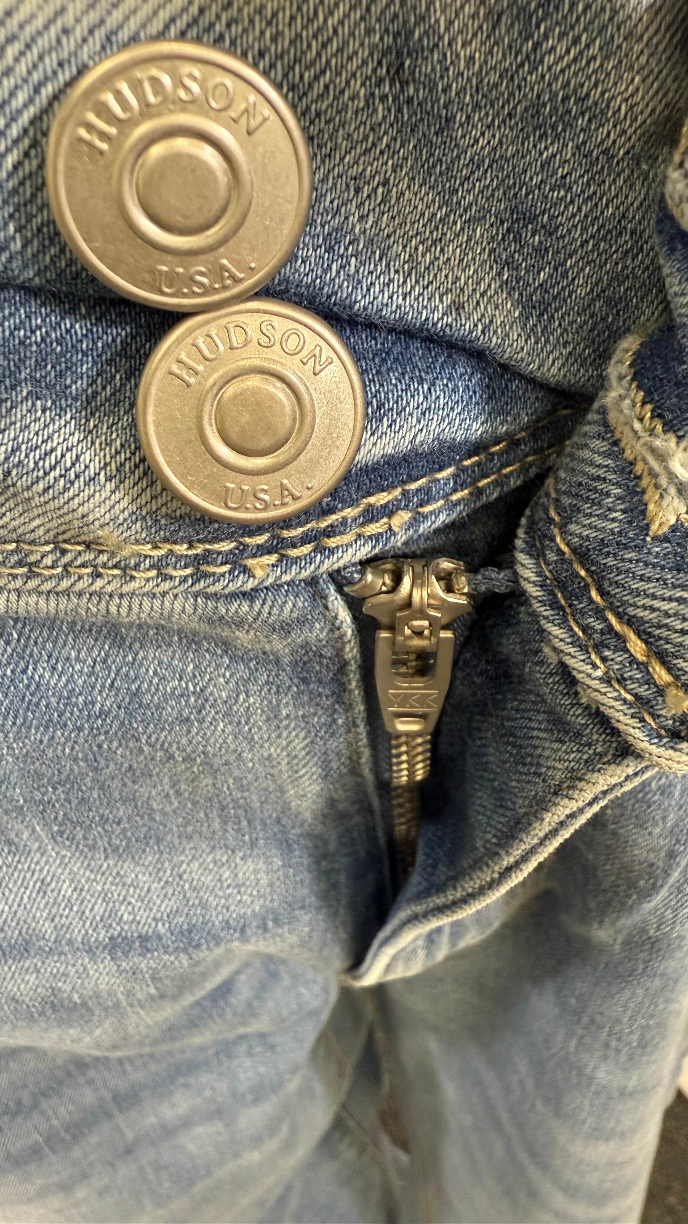 Hudson Los Angeles Straight Leg Jeans NWT, size 12, waist 32"