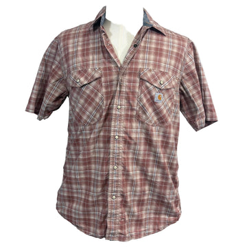 Carhartt Rugged Flex Men's short sleeve button shirt, size MEDIUM