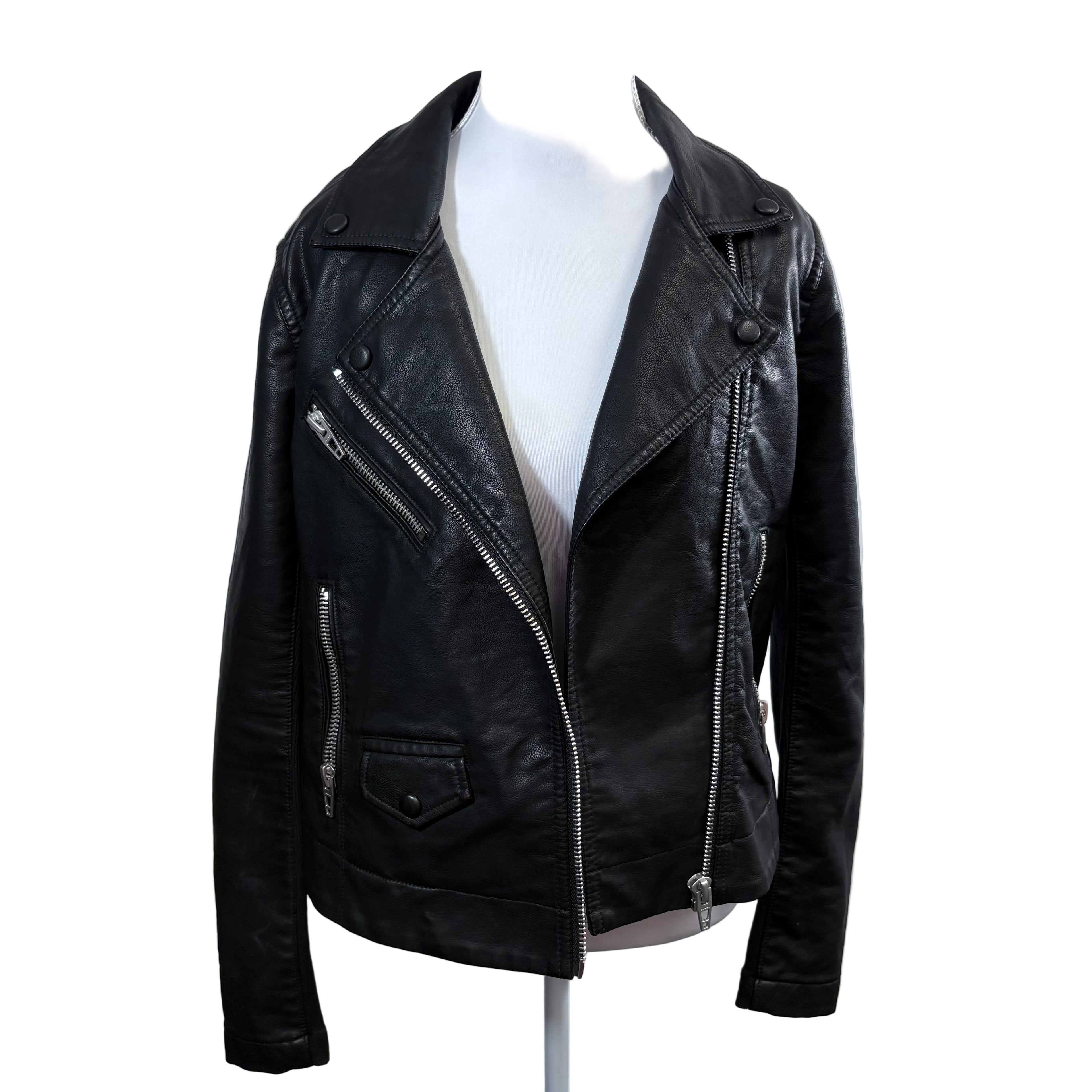 Blank New York faux leather jacket, size medium