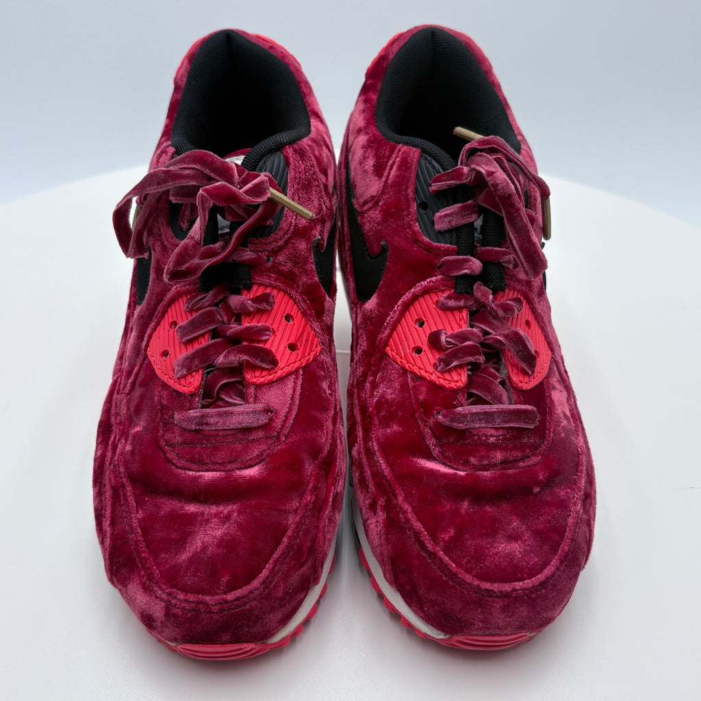 Authenticated Nike Air Max 90, infrared red sneakers