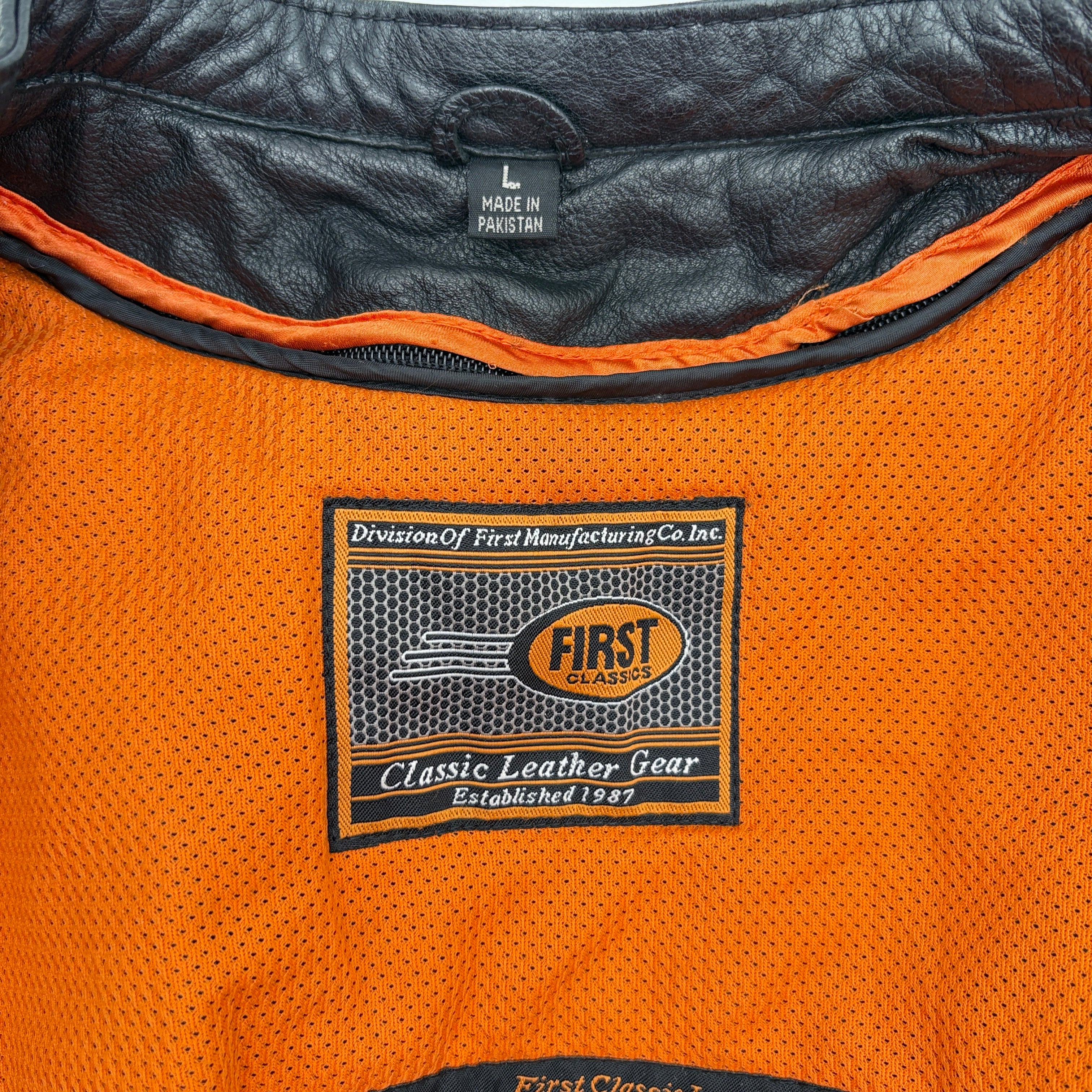 First Classics Leather Jacket, size large