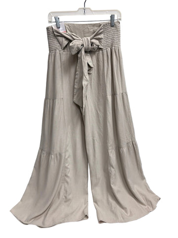 Happy Gray Wide Leg Pants, NWT