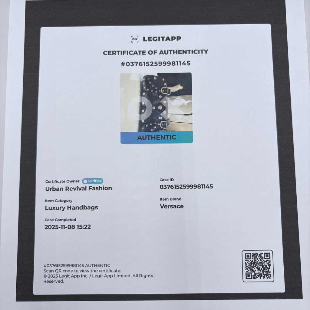 Authenticated Versace Handbag purse