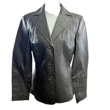 East 5th Leather jacket, size petite small