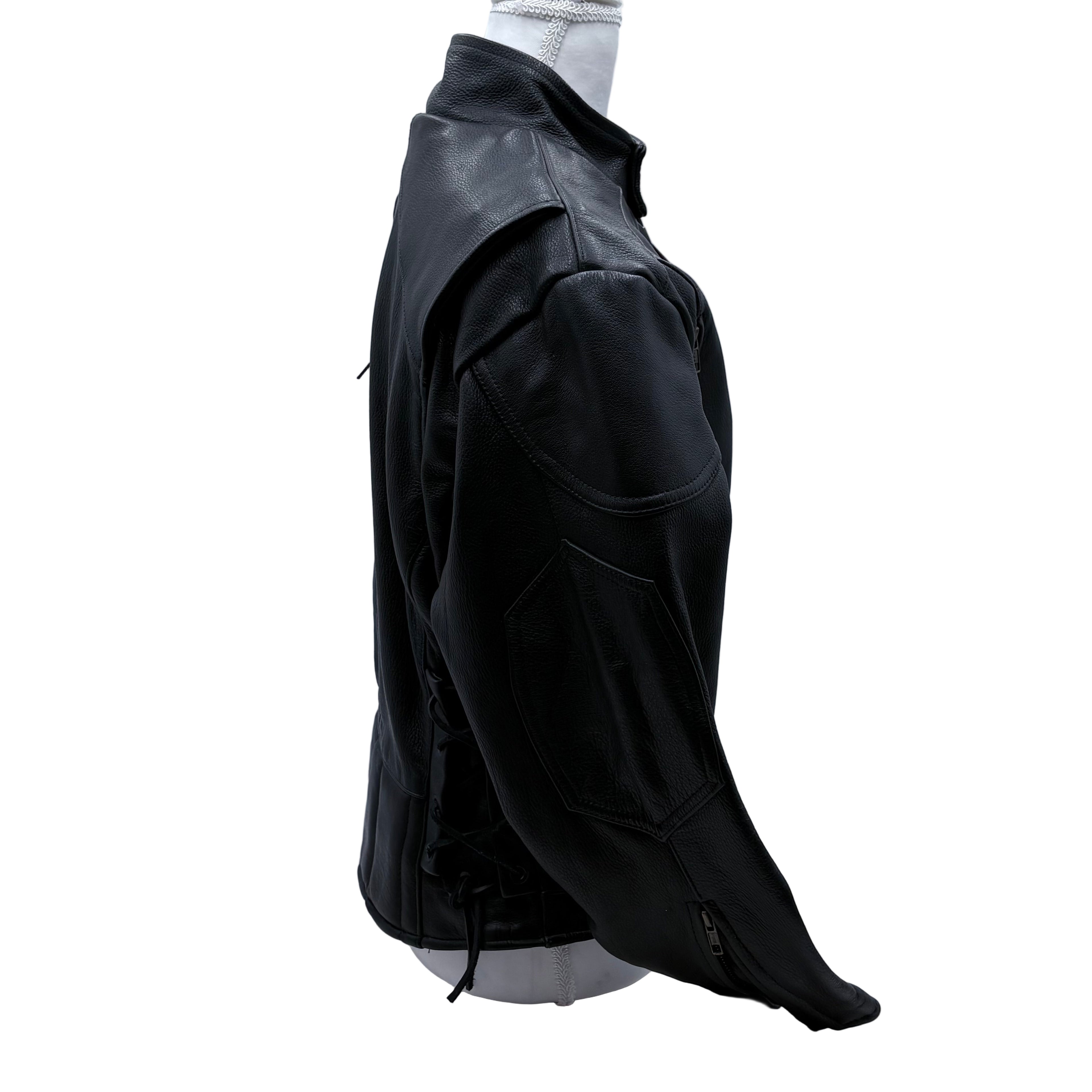 No Brand Leather Jacket, size small