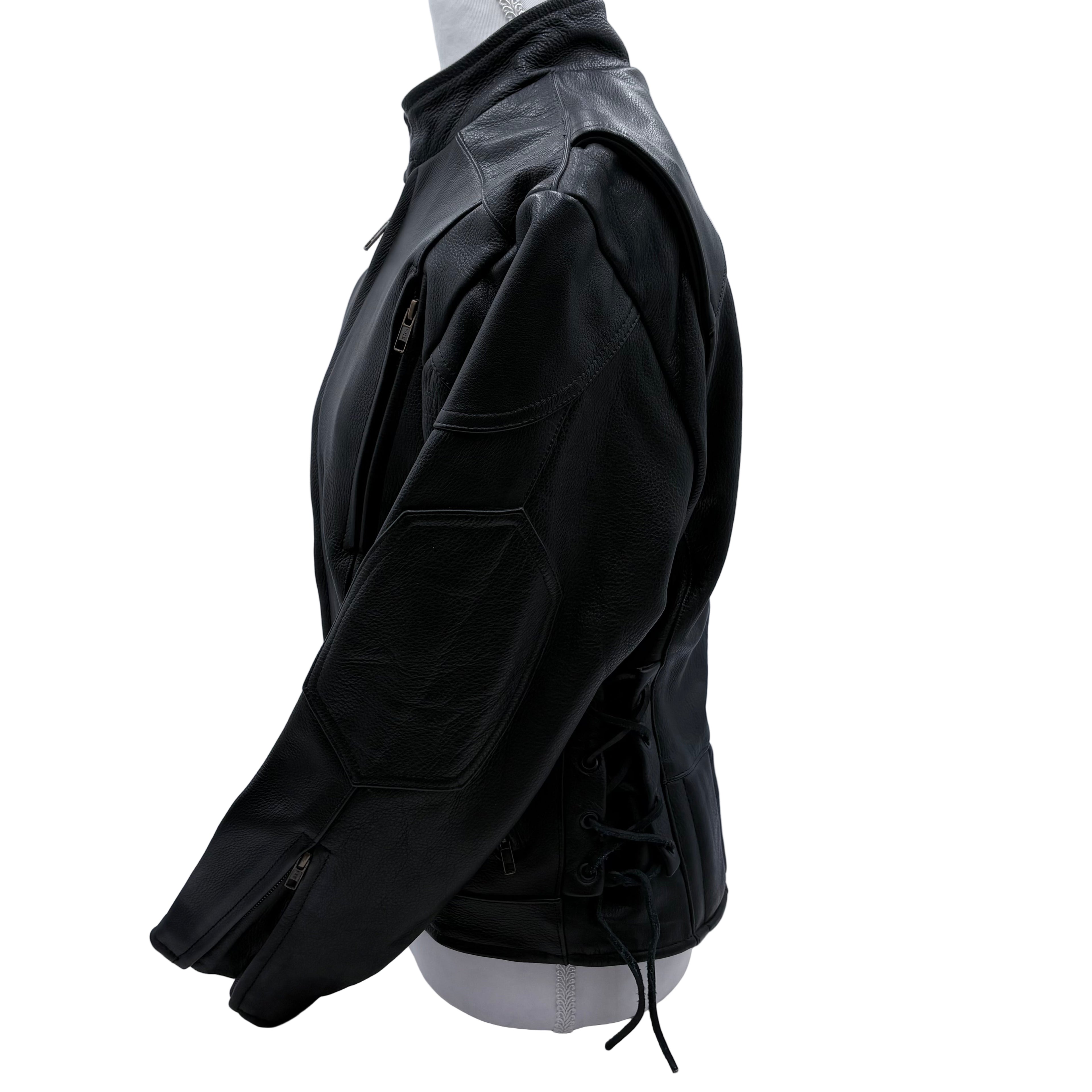 No Brand Leather Jacket, size small