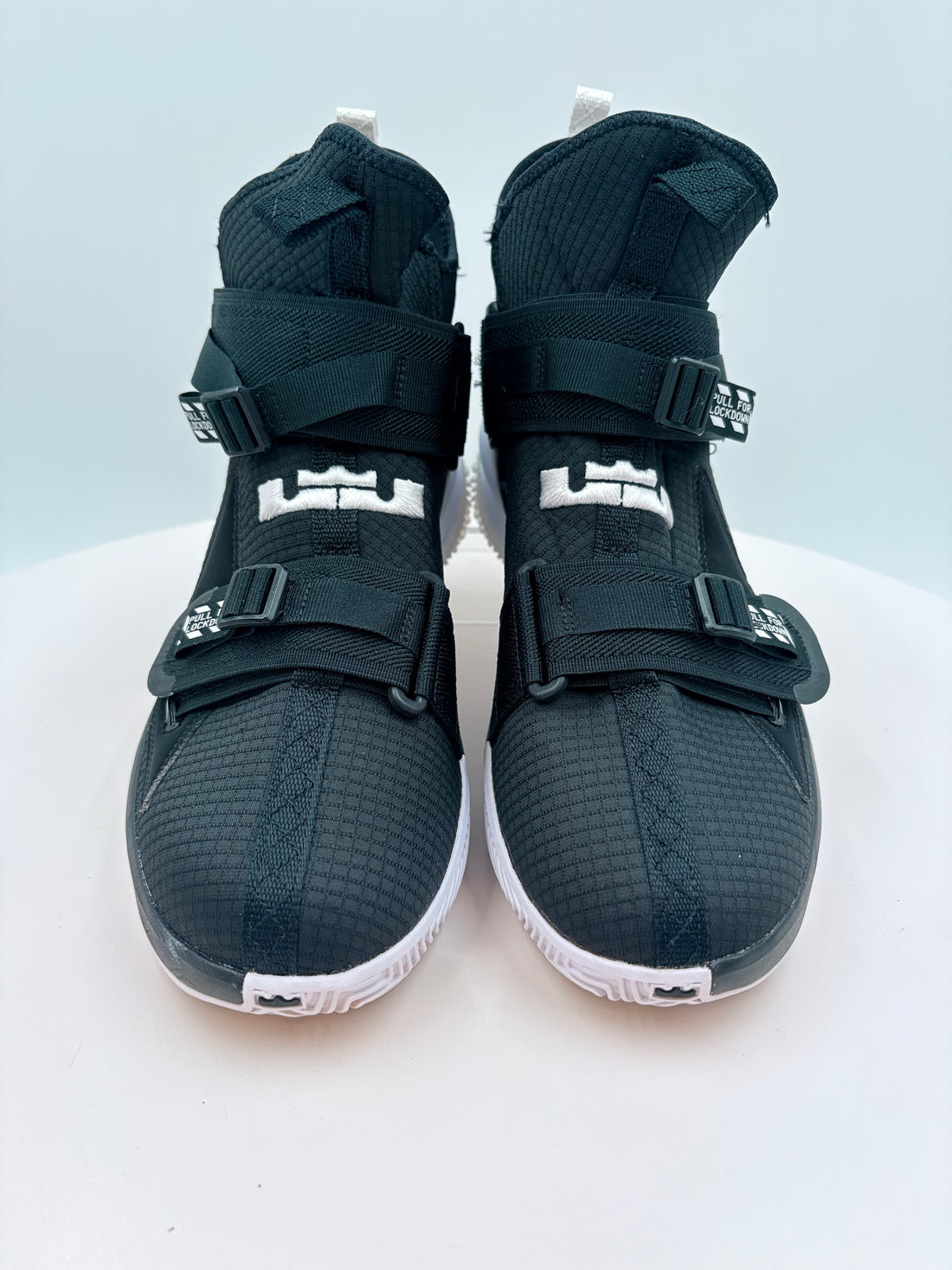 Nike black and white high top Men's sneakers