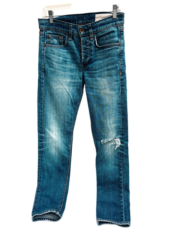 Rag & Bone Standard Issue slim leg blue jeans