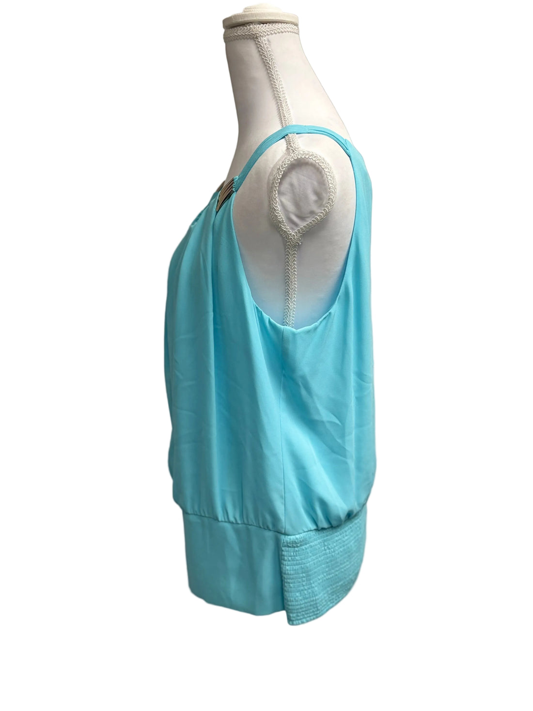 White House Black Market light blue blouse