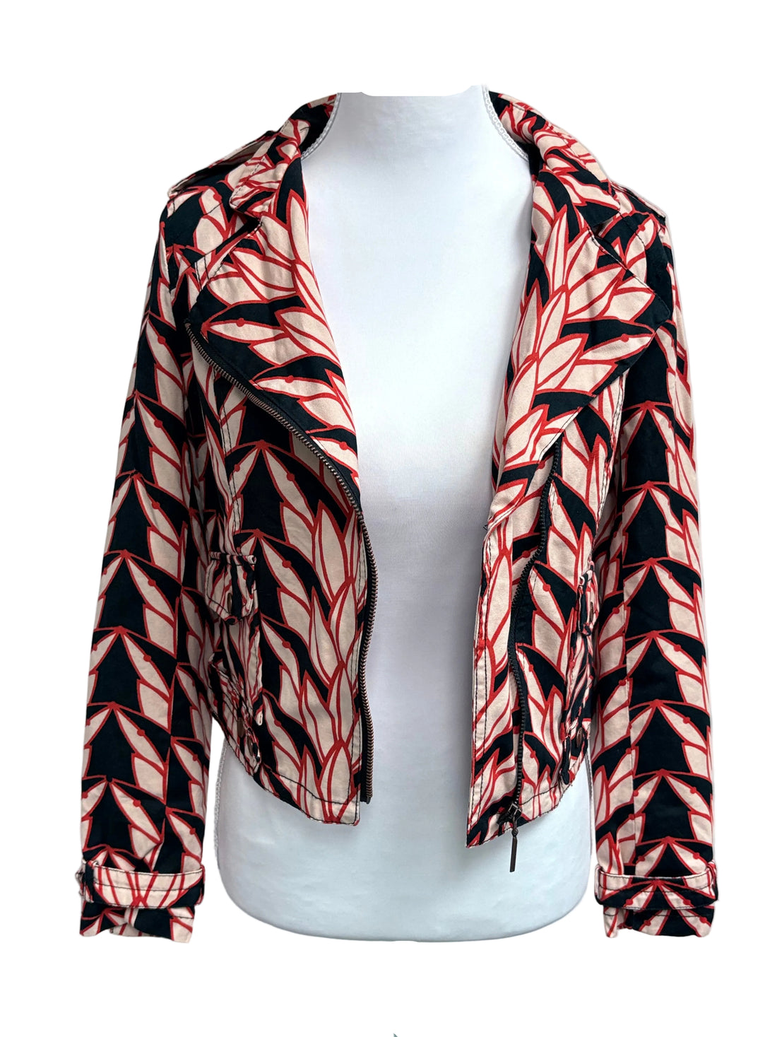 SkunkFunk Cotton women's cropped jacket