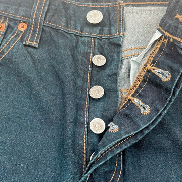 Levi 501 button fly men's jeans, waist size 32"