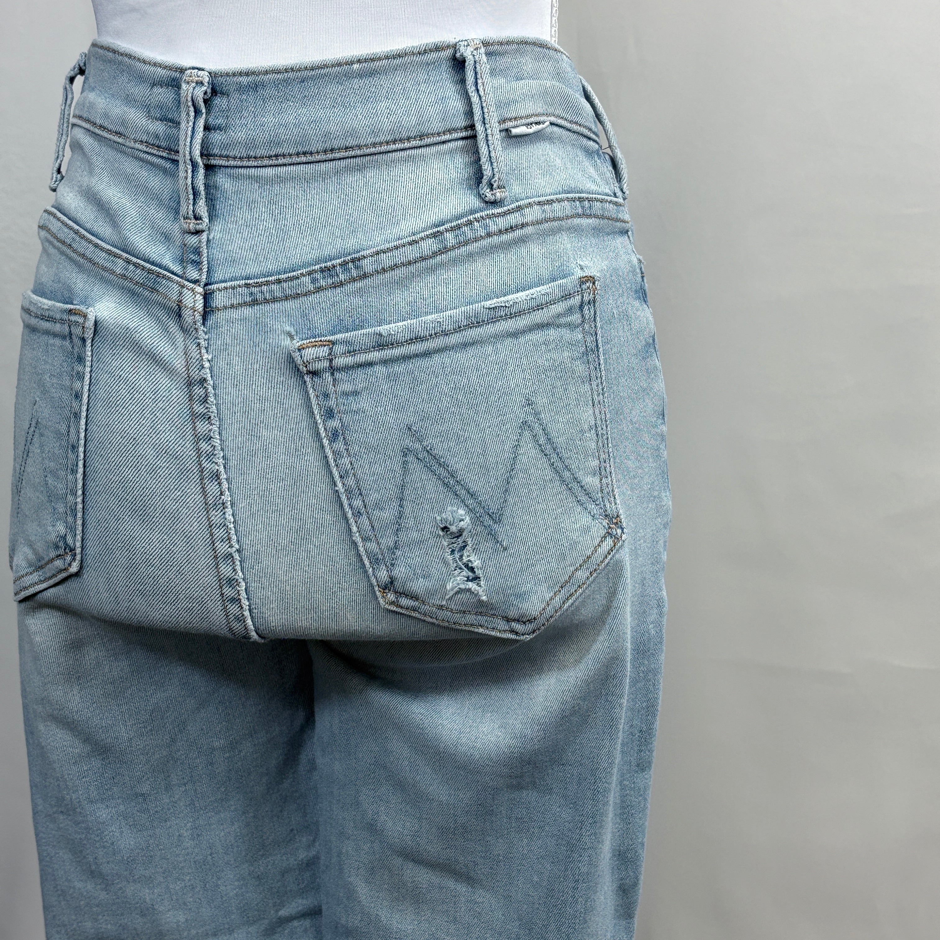 Mother Women's straight leg jeans, waist 27"