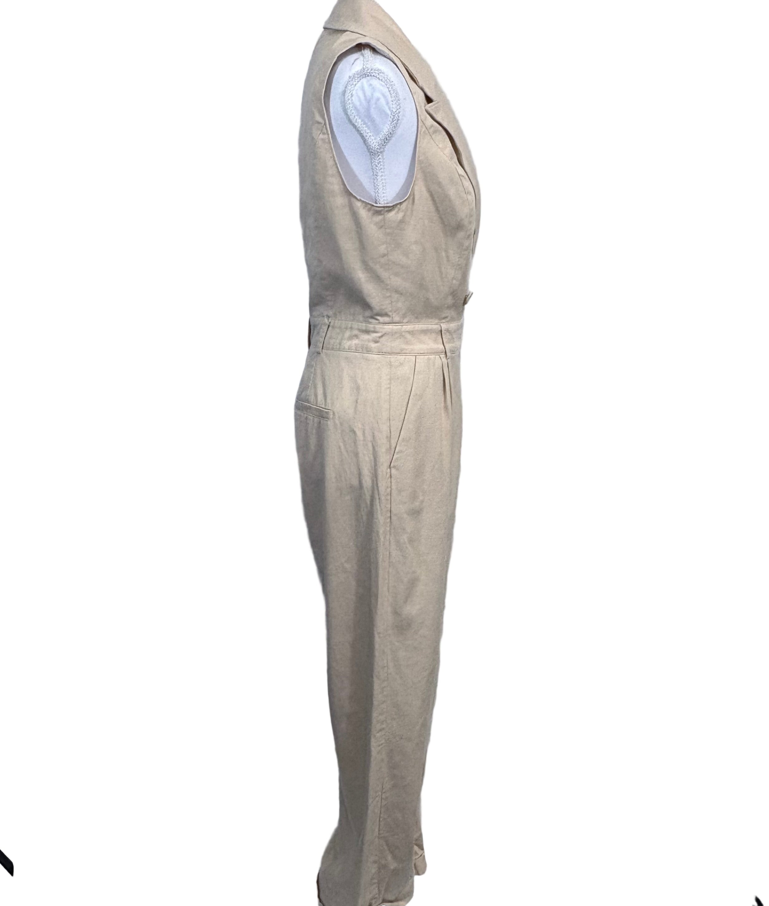 Paige wide leg sleeveless romper, size 2