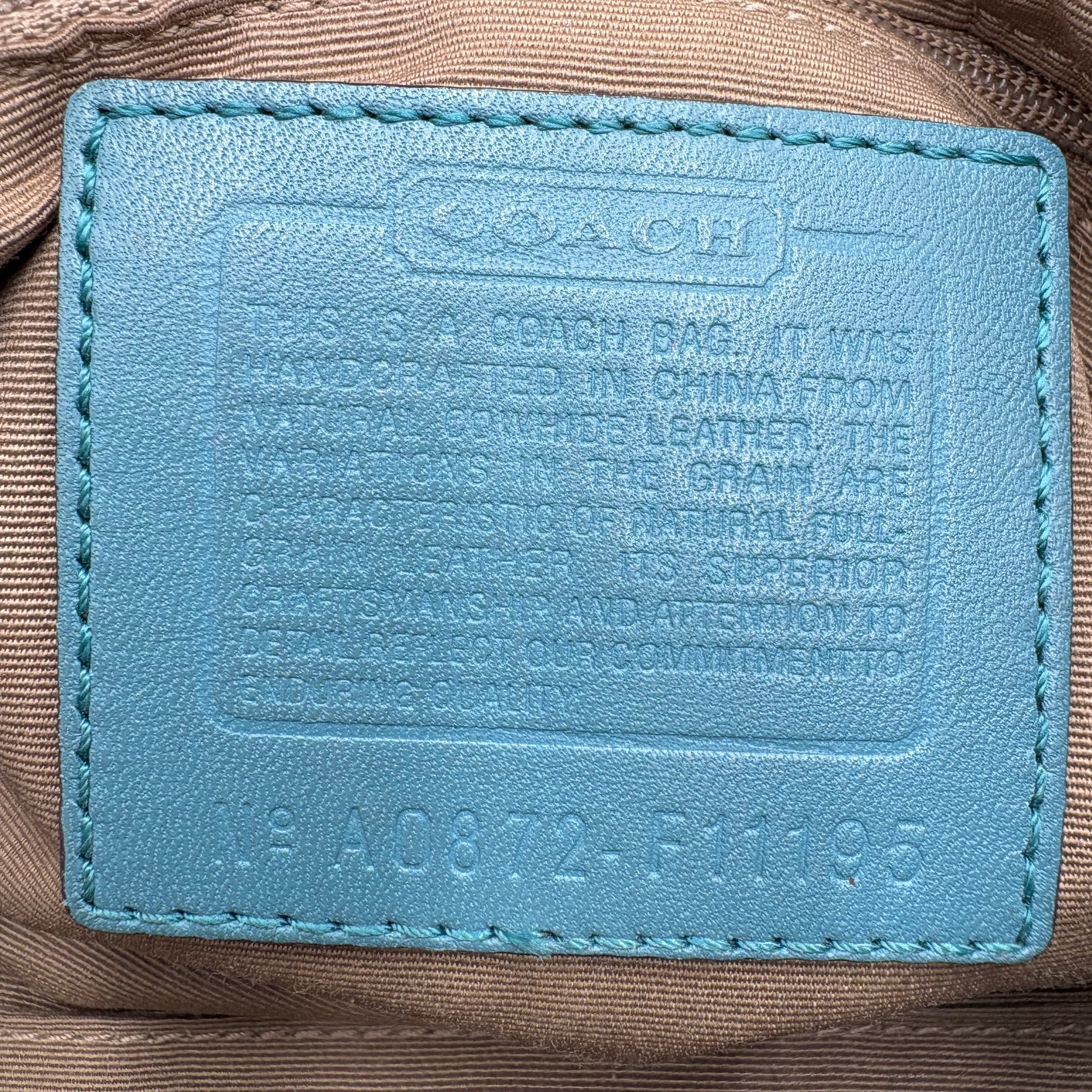 Authenticated Coach Y2K Blue Hampton Soho Demi, Handbag - She's that Girl!