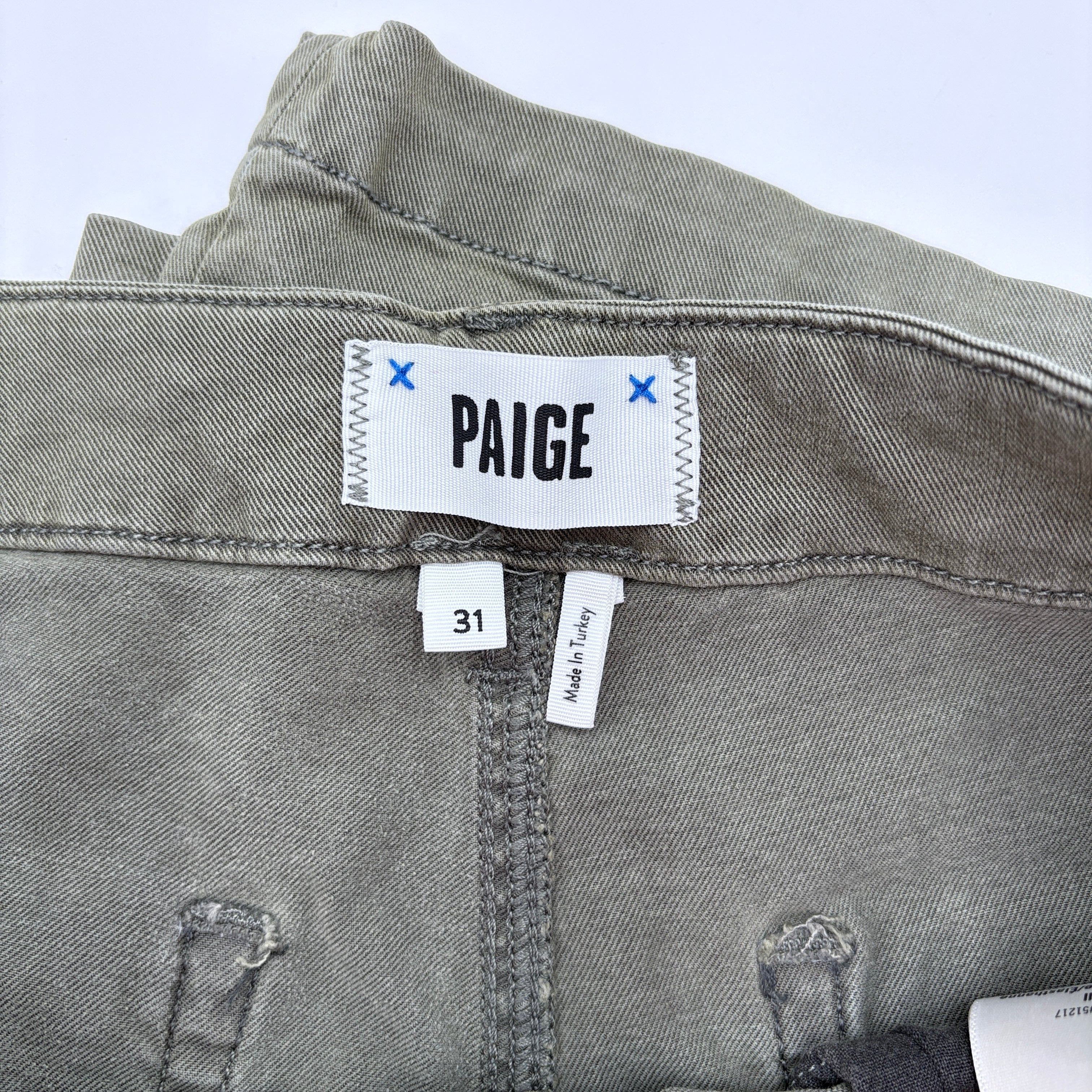 Paige Wide leg Denim Jeans, size medium, waist 31"