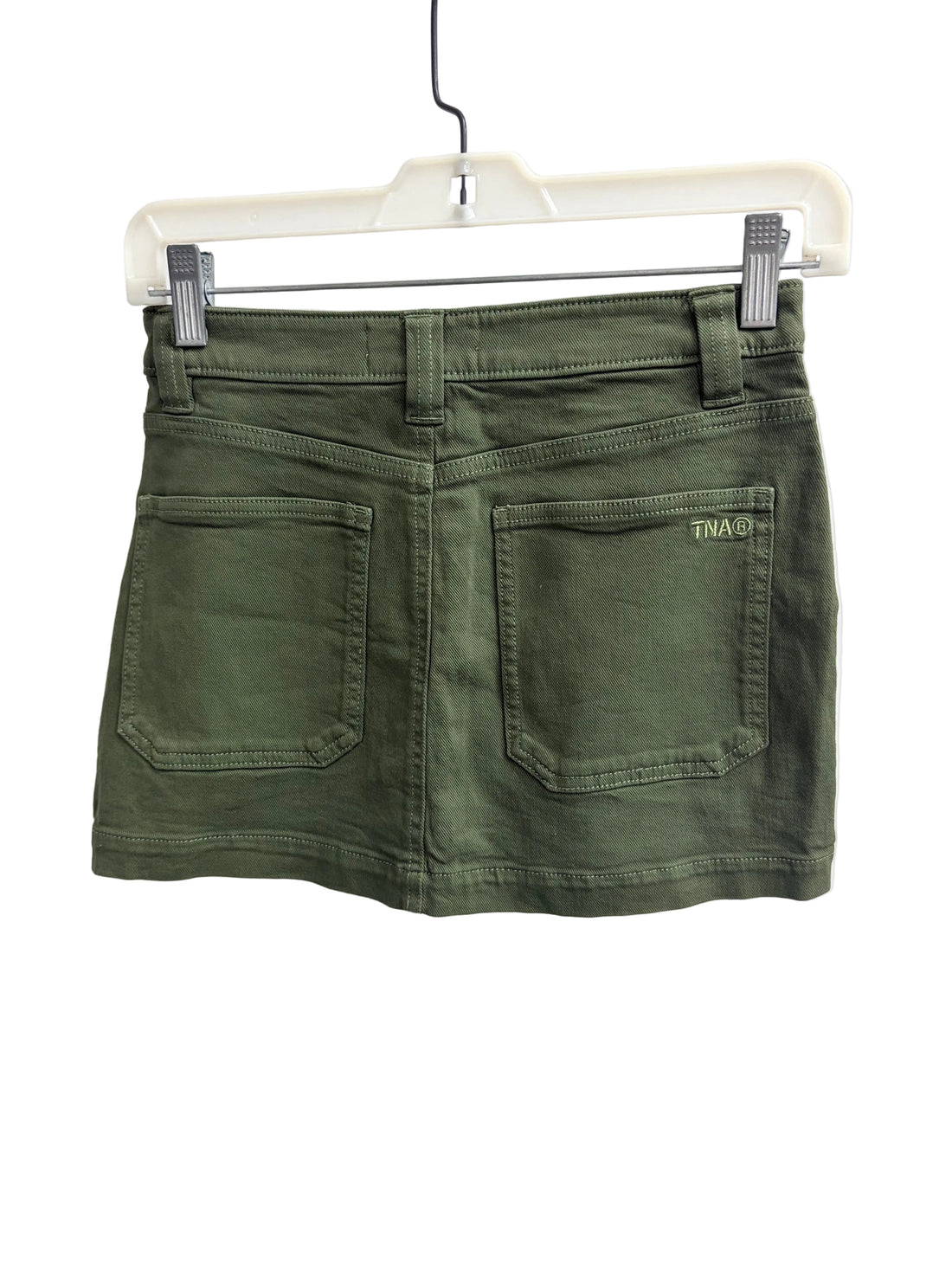 TNA forest green skirt