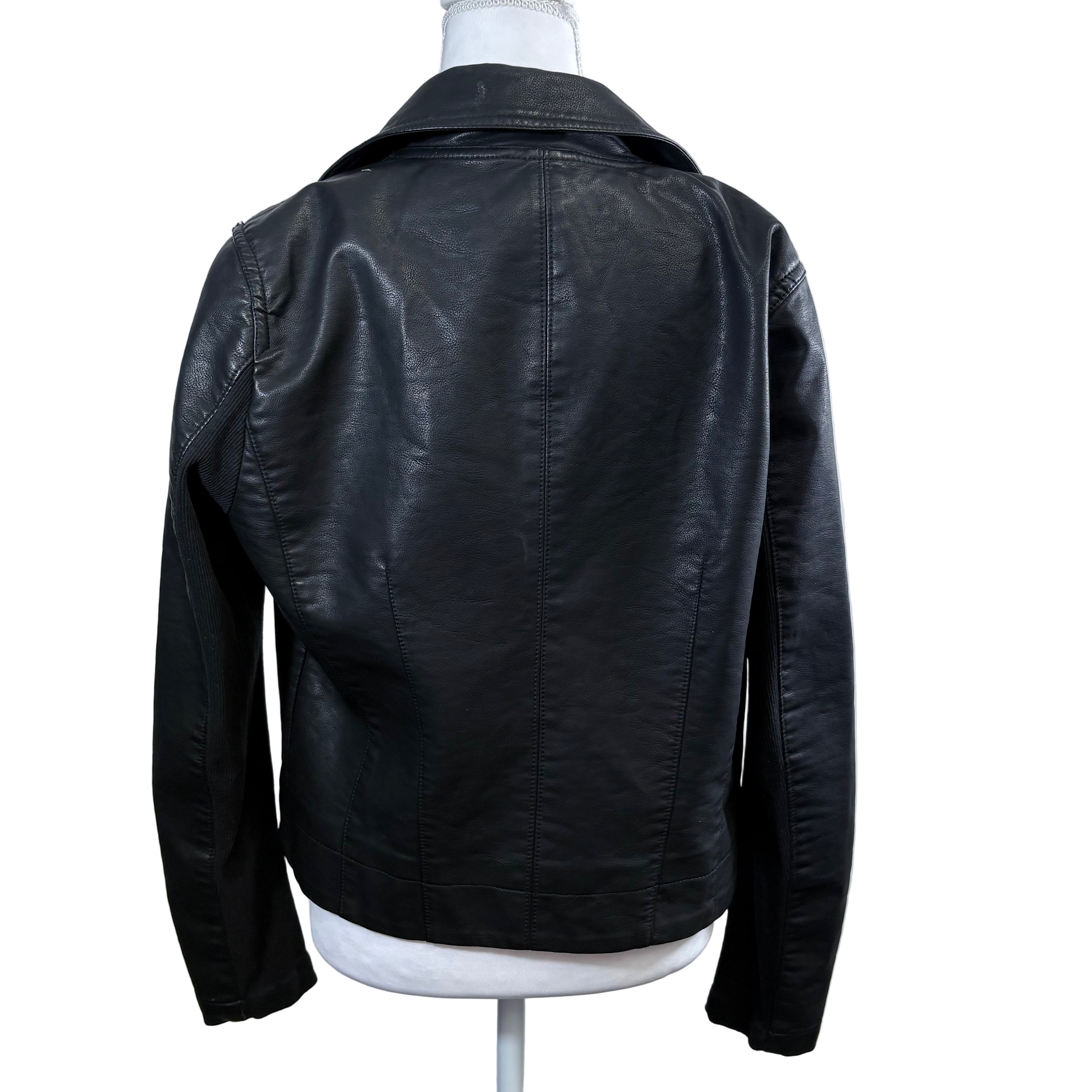Blank New York faux leather jacket, size medium