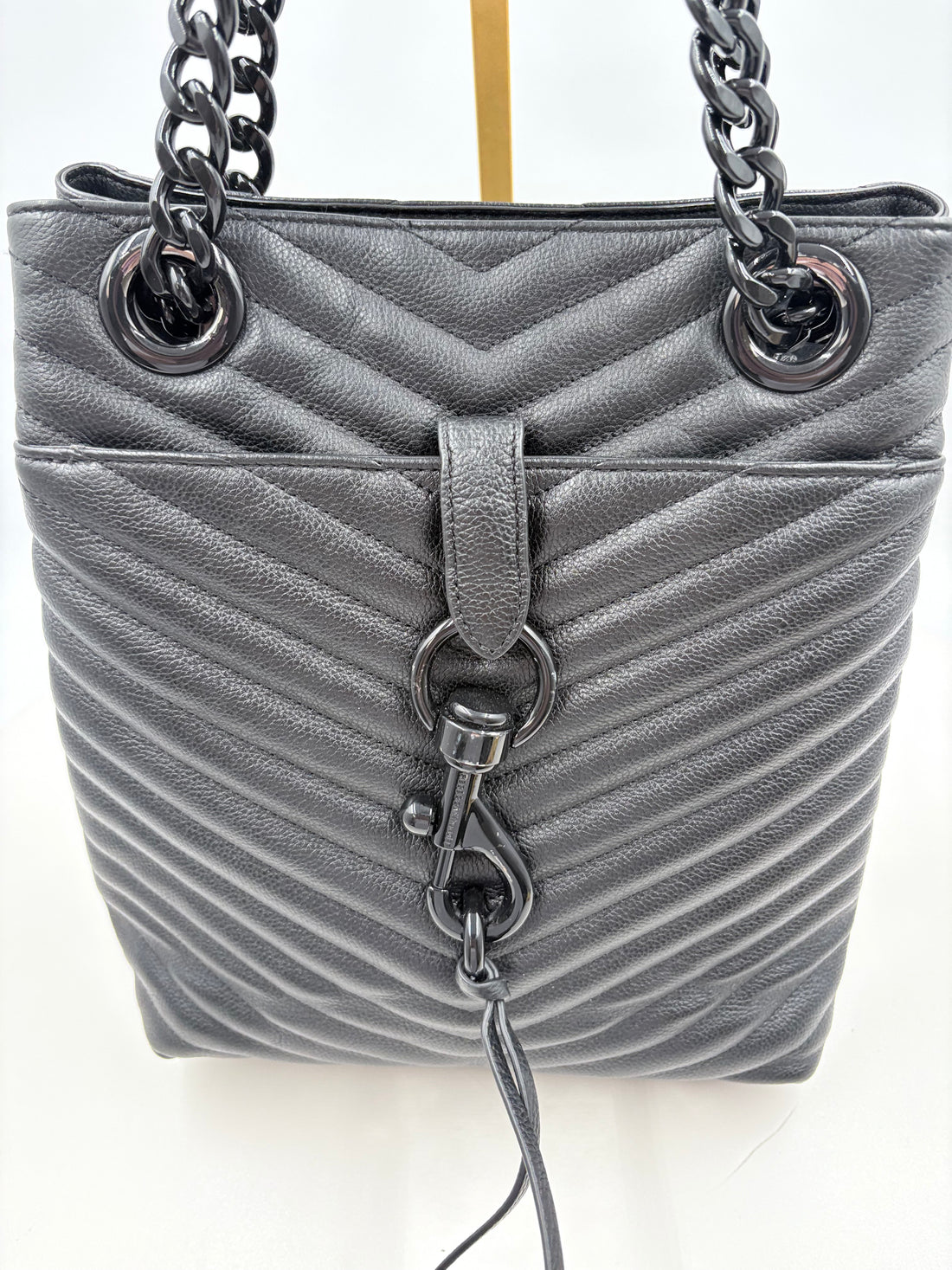 Rebecca Minkoff black quilted handbag