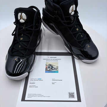 Jordan 6 Rings Black Metallic Gold White 322992-007 | Authenticated Retro