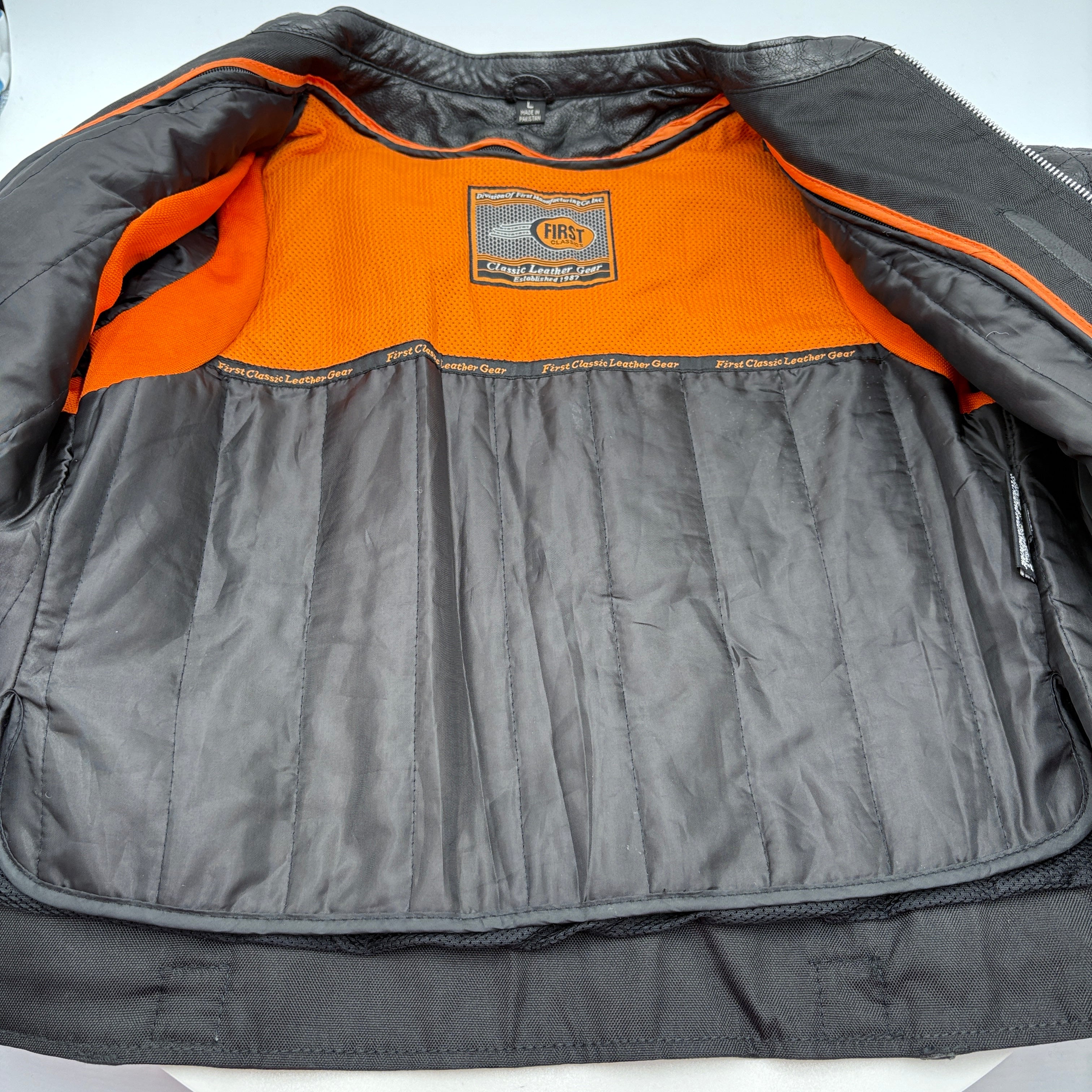 First Classics Leather Jacket, size large