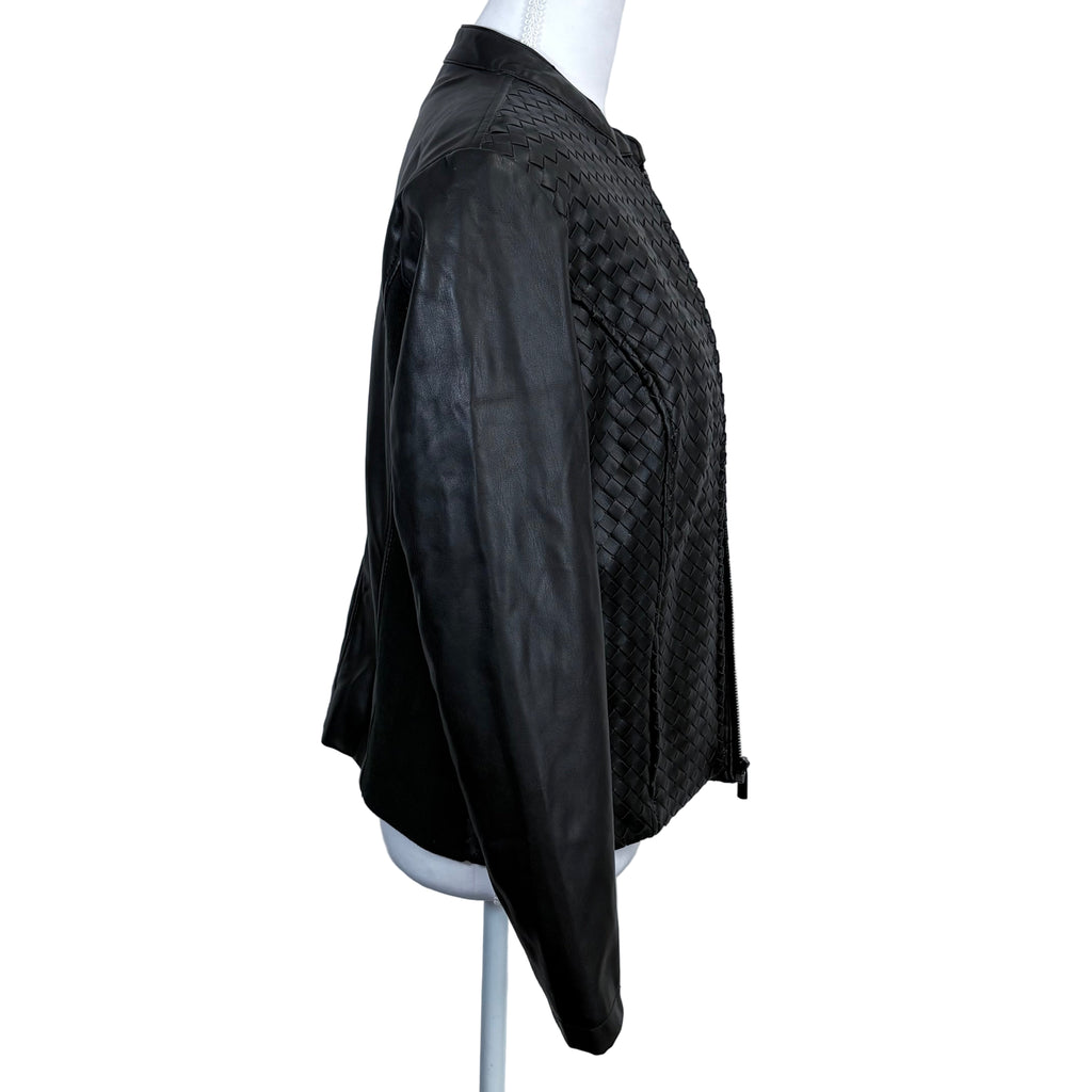 Coleen Lopez faux leather jacket, size small