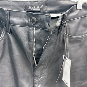 Judy Blue Faux Leather Straight Leg Jeans, NWT