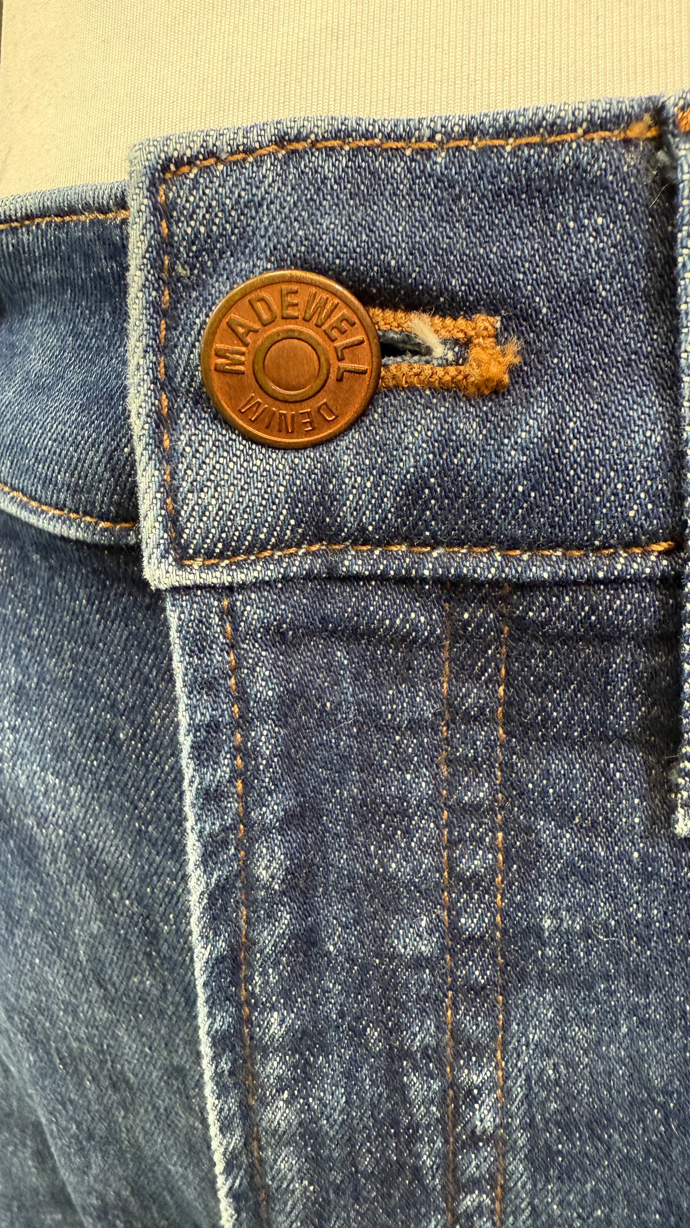 Madewell Wide Leg Jeans, size small, waist 28"