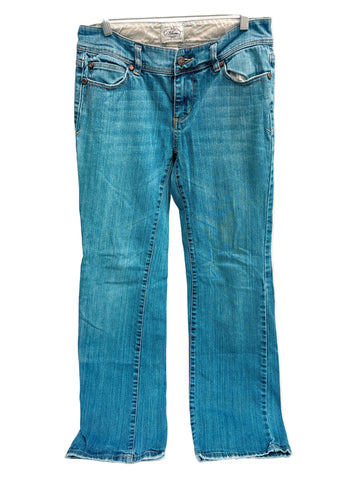White House Black Market Straight Leg blue jeans