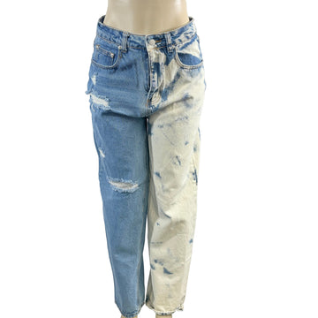 Signature 8 denim wide leg jeans