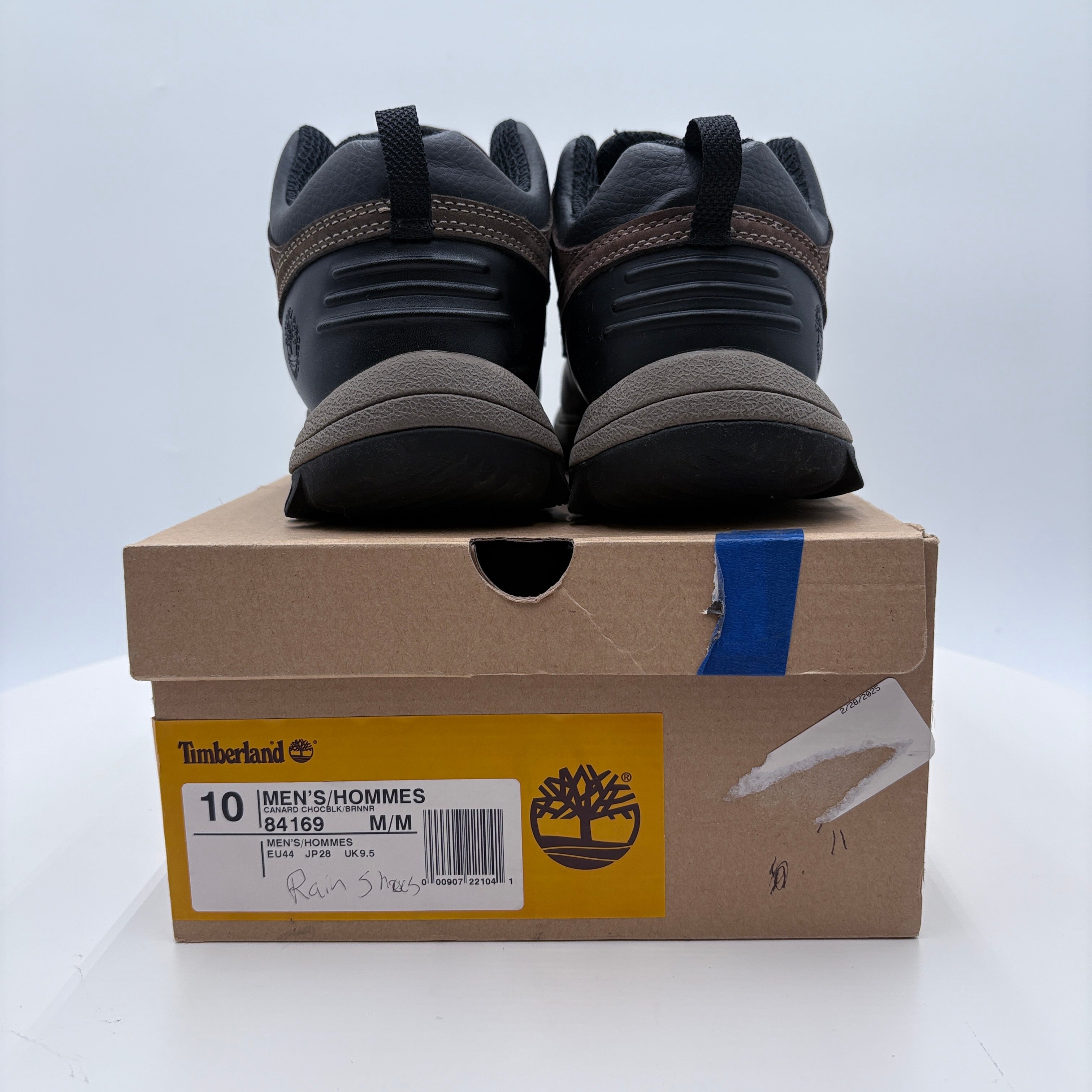 Timberland rain boots, leather and neoprene, like new in box