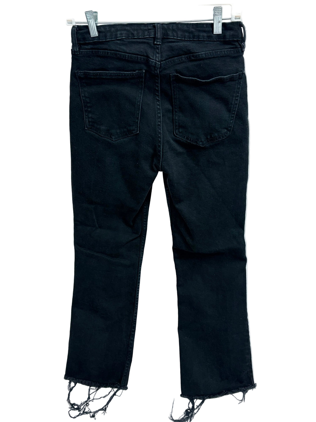 Zara straight leg black jeans