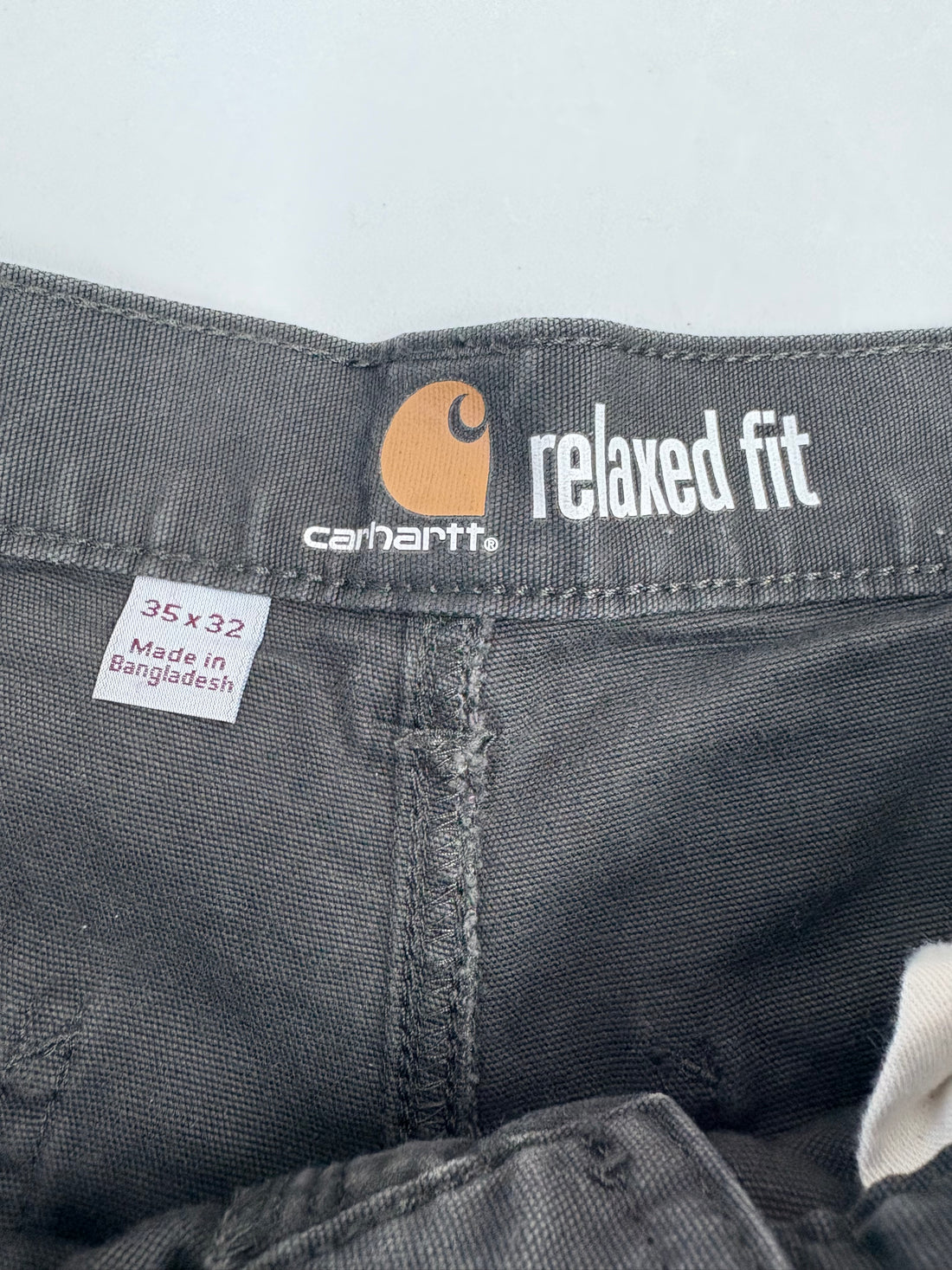 Carhartt Men's gray jeans, size 35