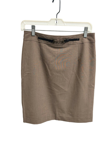 Amanda + Chelsea brown skirt, NWT