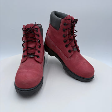 Timberland women's brick red boots, like new in box