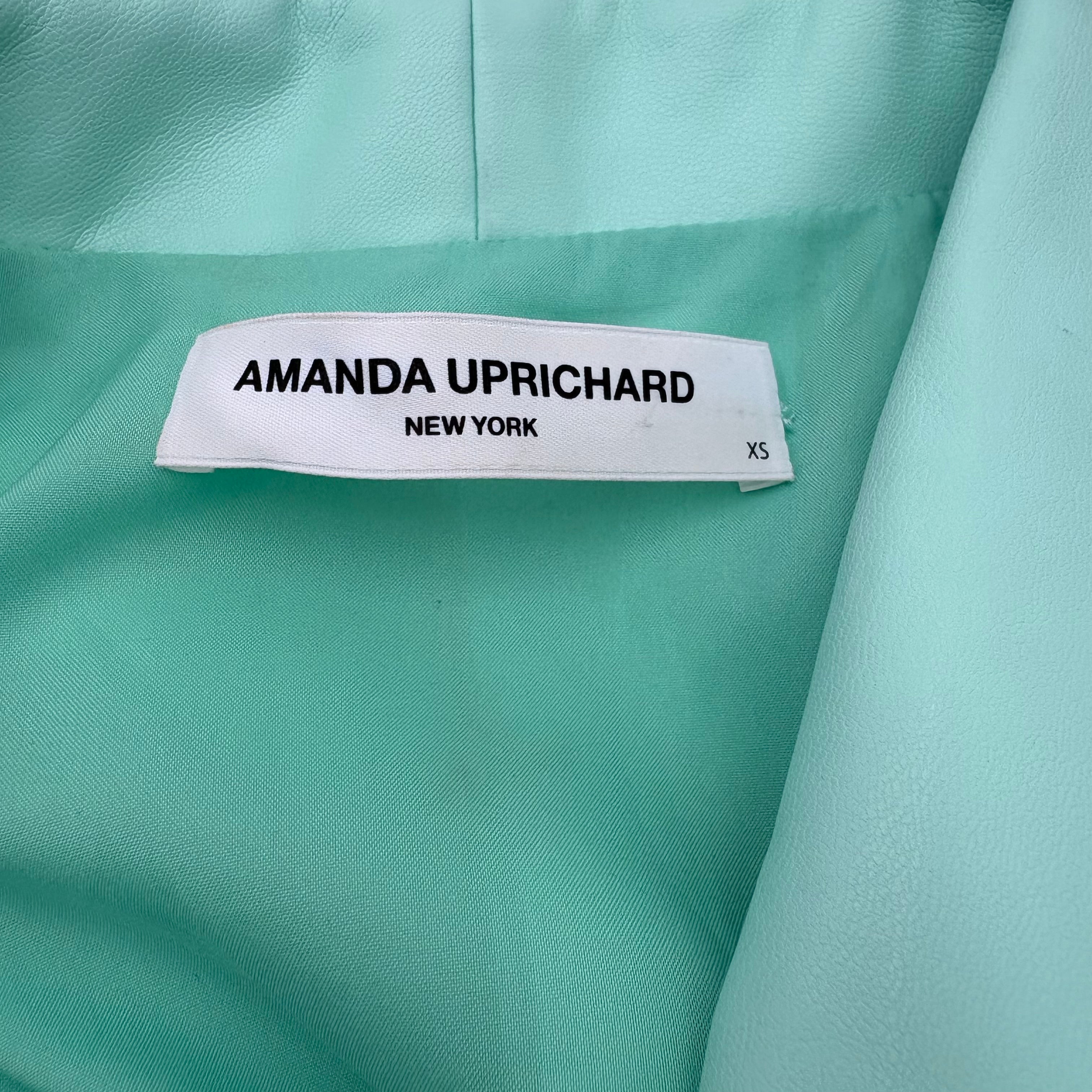 Amanda Uprichard Faux leather romper, size extra small