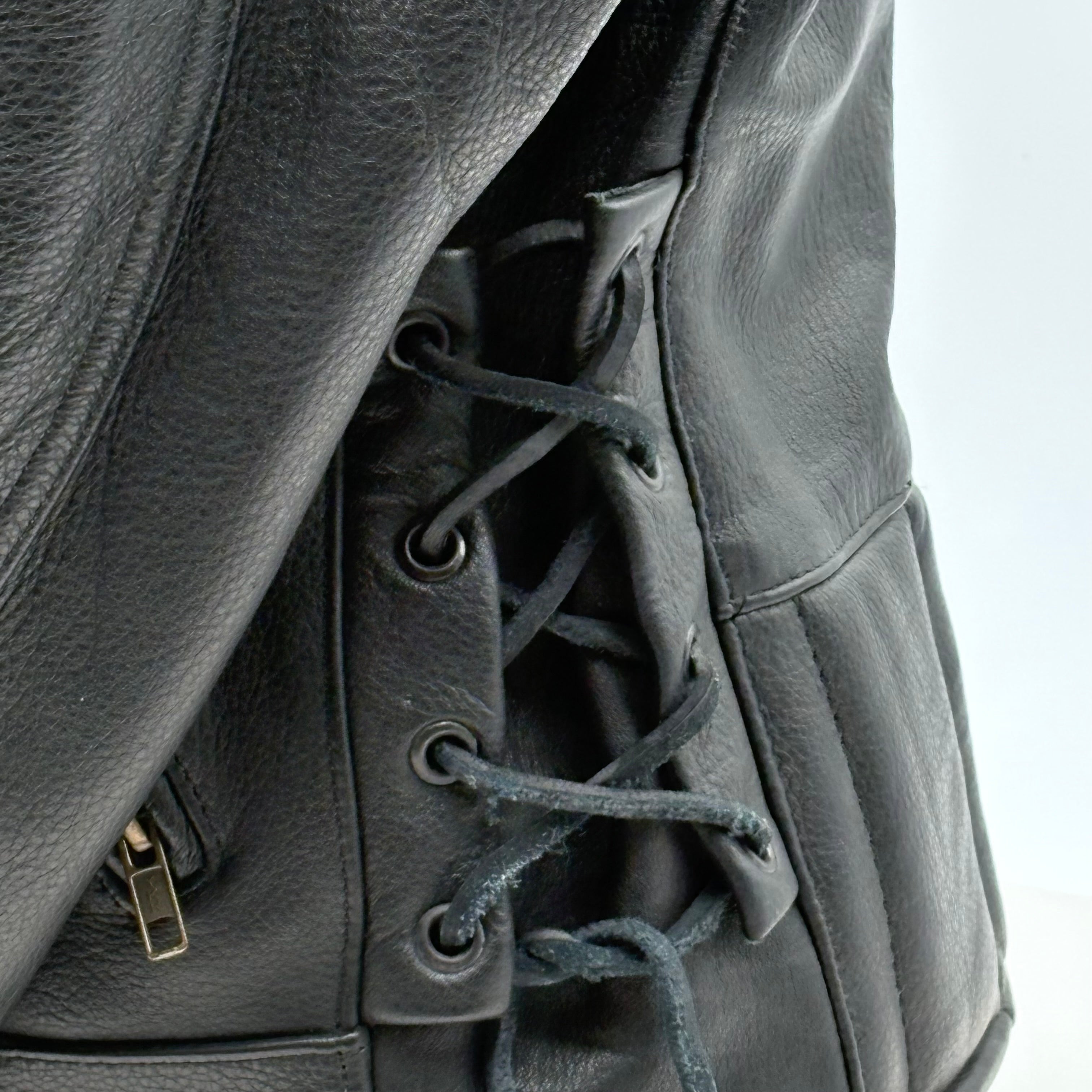 No Brand Leather Jacket, size small