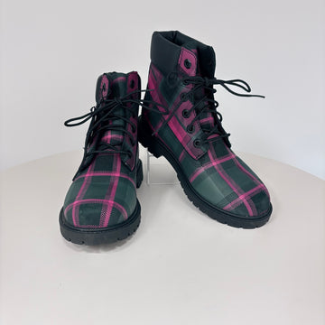 Timberland women's plaid boots
