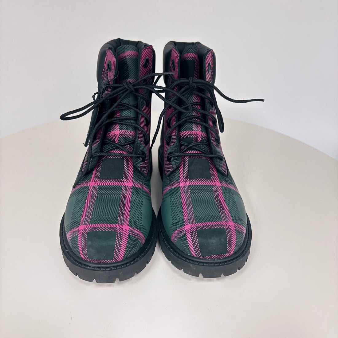 Timberland women's plaid boots
