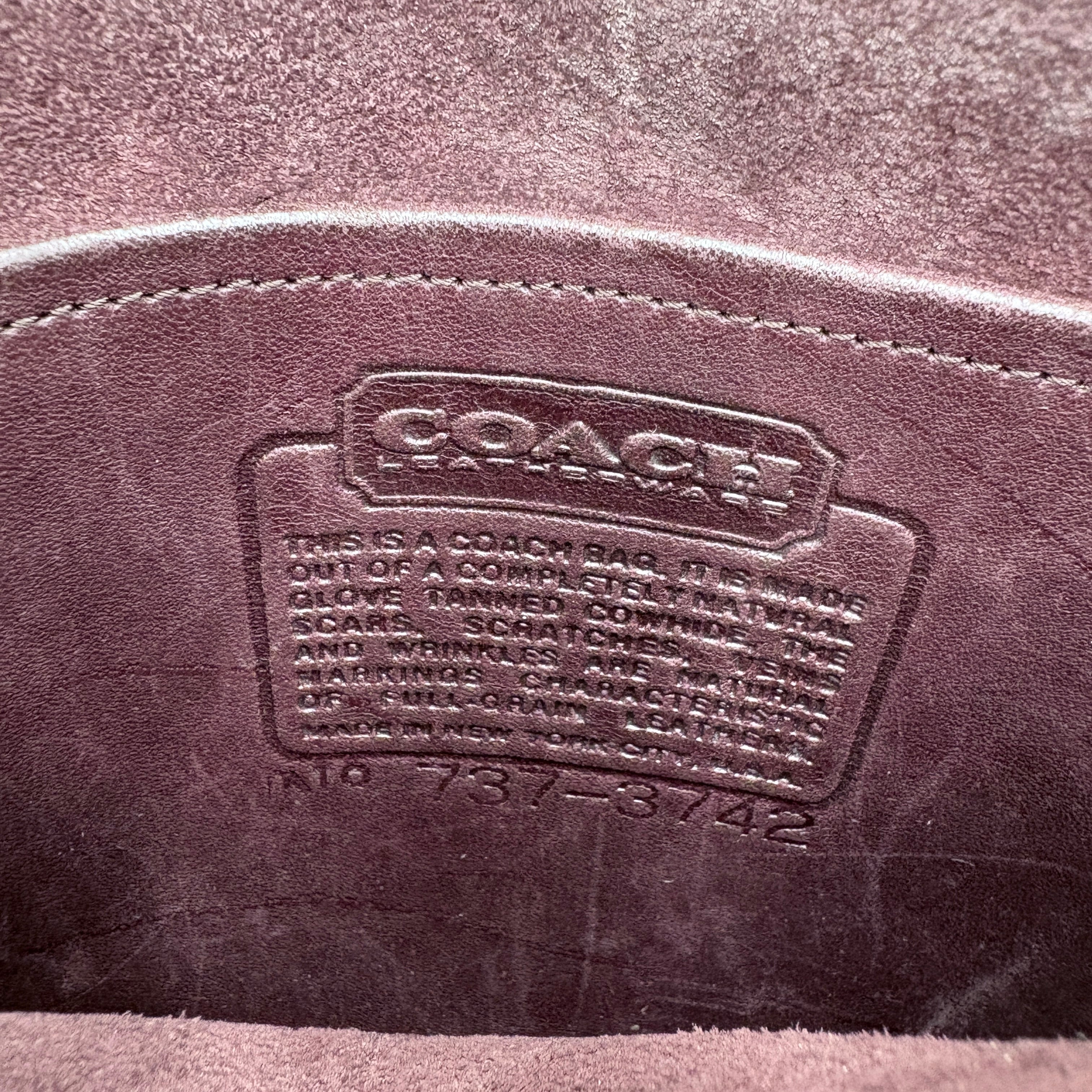 Authenticated Vintage Coach Crossbody ‚Because Real Luxury Doesn't Pretend