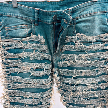 No Brand, Women's Stacked Flare Jeans, size 36"