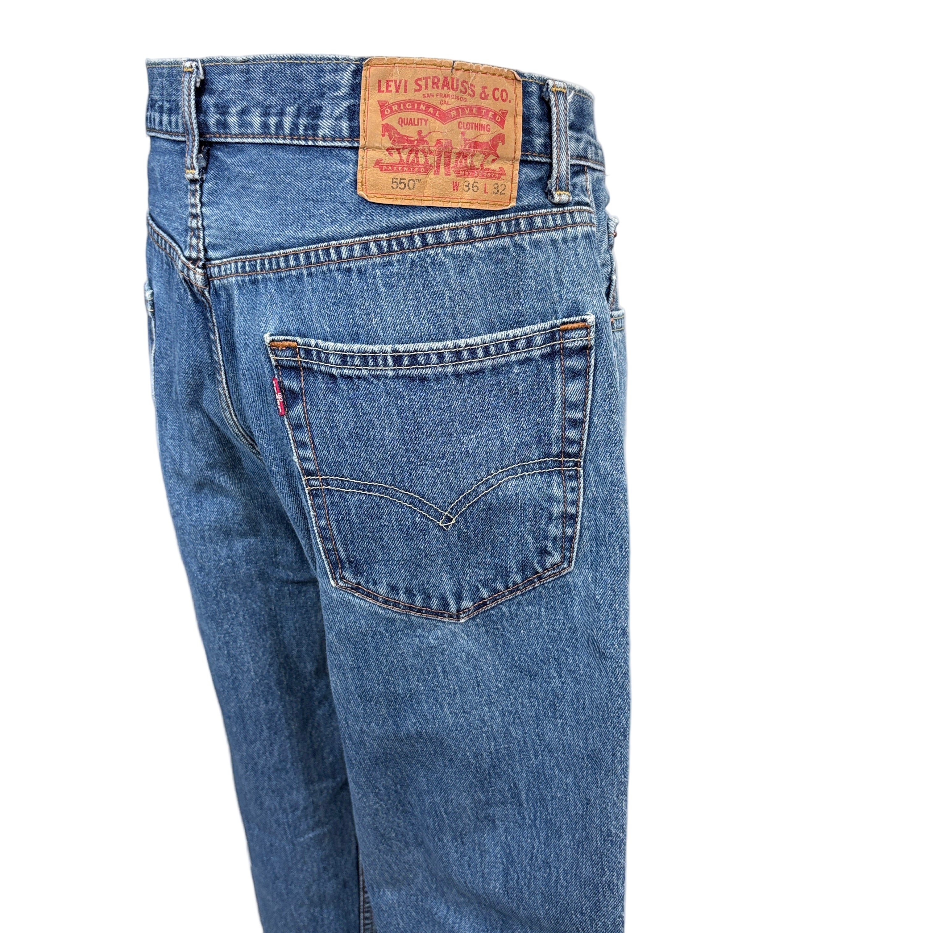 Levi men's 550 jeans, waist 36"