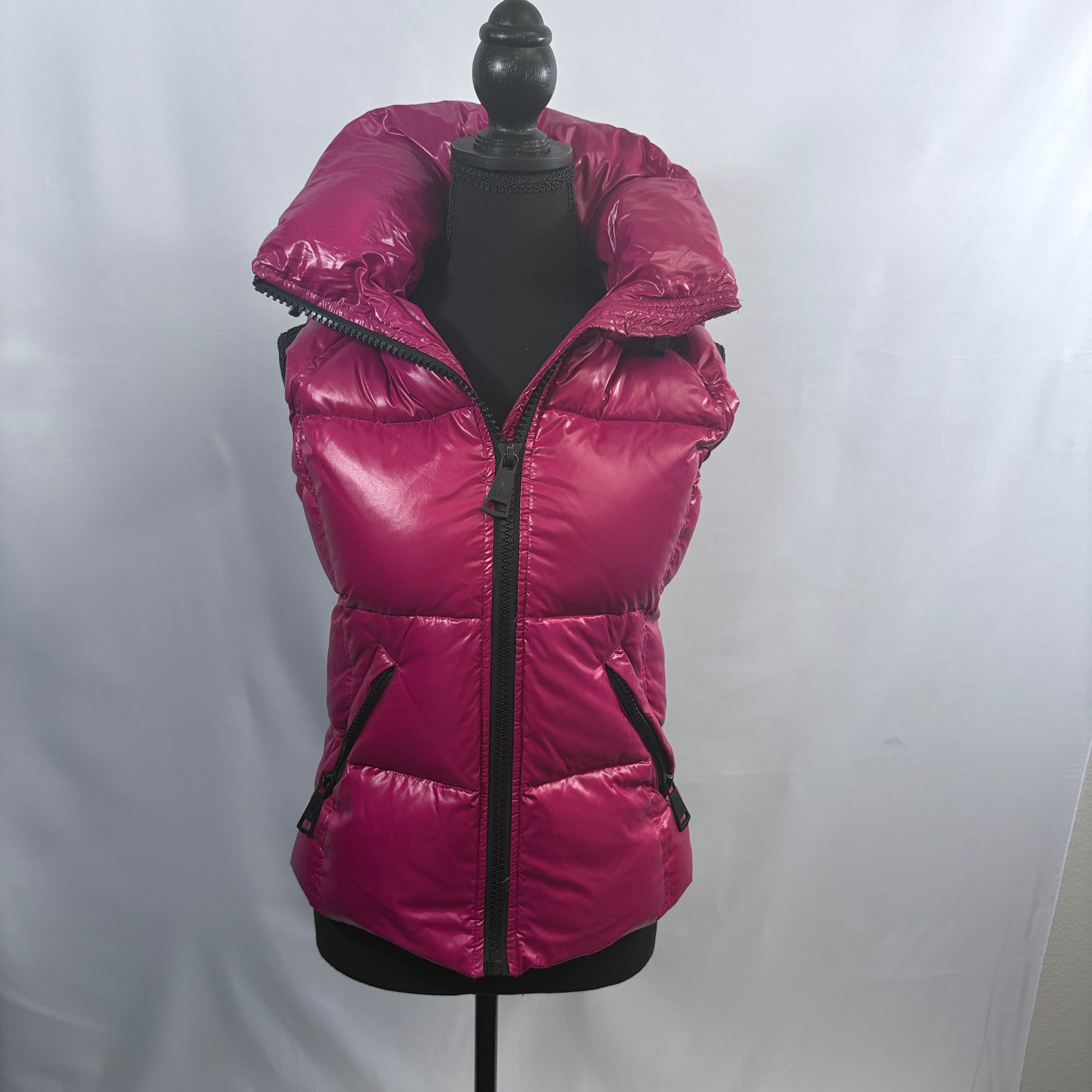 Authenticated SAM New York Vest with hood, size small