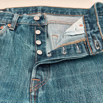 Levi 501 button fly men's jeans, waist size 33"